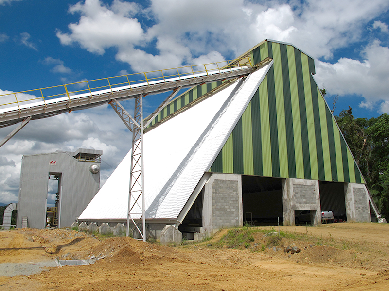 silo cavaco biomassa rosca varredora